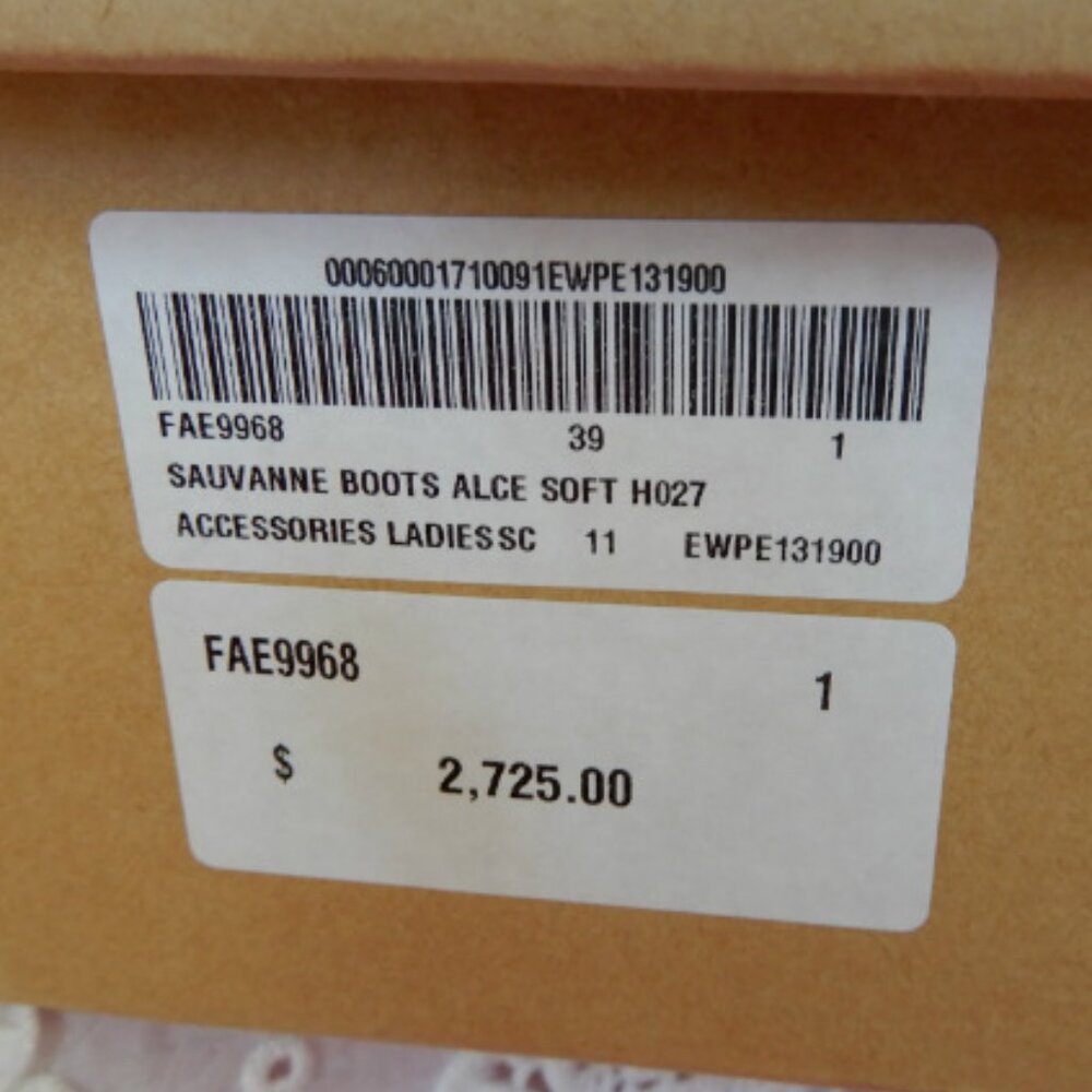 NIB $2725 Auth.Loro Piana Sauvanne Alce Soft Boots Elk Leather Cashmere 39 US - Picture 4 of 11